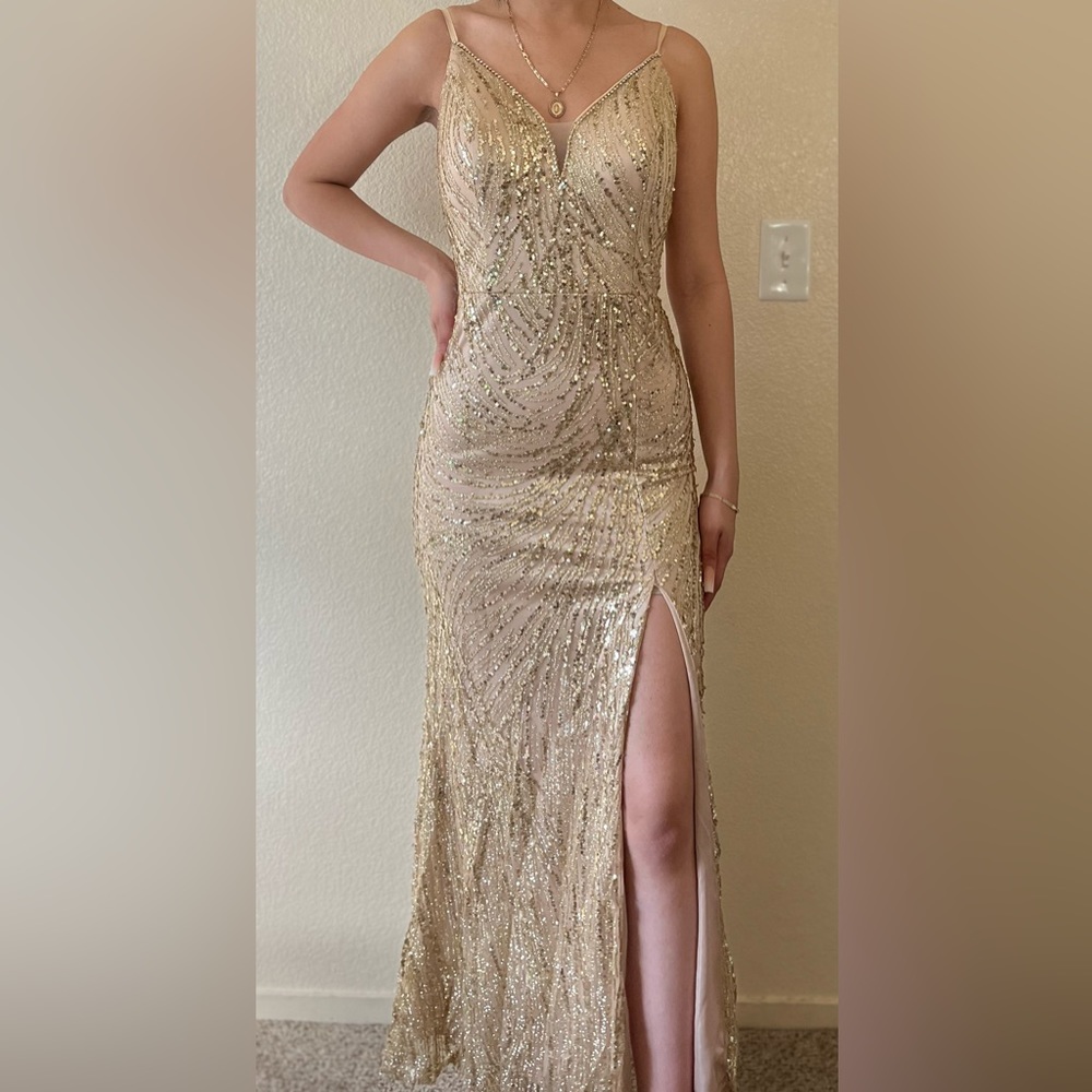 Goldish dress